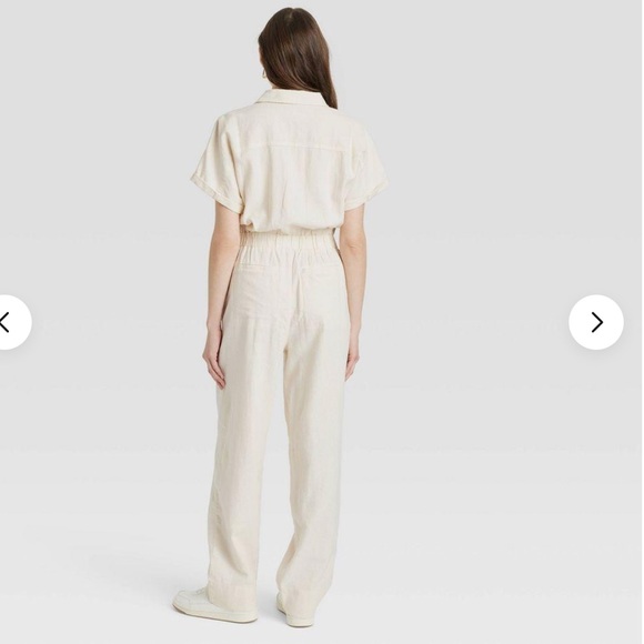 Universal Thread Light Cream Jumpsuit - Picture 2 of 6